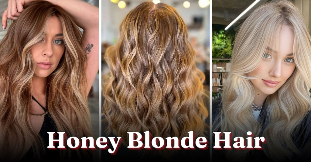 honey blonde hair